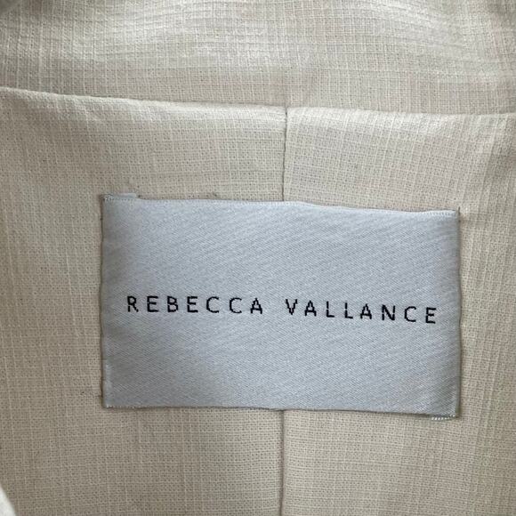 Rebecca Vallance 6 Verano Double Breasted Blazer Cotton Linen Blend - Picture 8 of 12